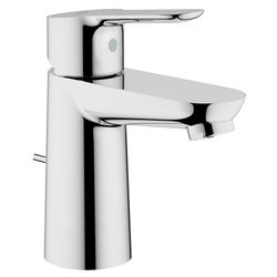 Grohe BauEdge Einhand-Waschtischbatterie, 1/2", S-Size, Zugstangen-Ablaufgarnitur aus M... GROHE-23356000 4005176934131 (Abb. 1)