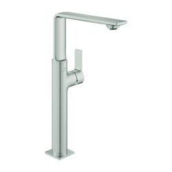 Grohe Allure Einhand-Waschtischbatterie XL-Size Supersteel, glatter Körper, Push-Open A... GROHE-23403DC1 4005176954221 (Abb. 1)