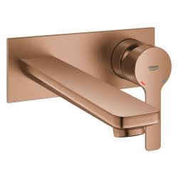 Grohe Lineare 2-Loch-Waschtischbatterie, Wandmontage, Fertigmontageset, 207mm Ausladung... GROHE-23444DL1 4067393101147 (Abb. 1)