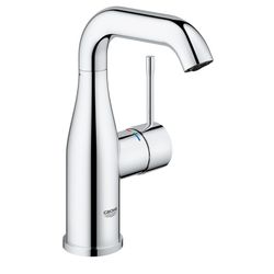 Grohe Essence Einhand-Waschtischbatterie, 1/2", M-Size, schwenkbarer Auslauf, glatter K... GROHE-23463001 4005176306914 (Abb. 1)