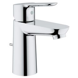 Grohe BauEdge Einhand-Waschtischbatterie, 1-Loch-Montage, mit Temperaturbegrenzer, Chro... GROHE-23802000 4005176421655 (Abb. 1)