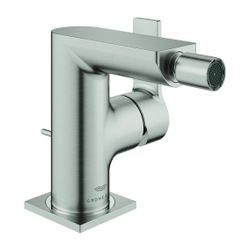 Grohe Allure Einhand-Bidetbatterie Supersteel, mit Zugstangen-Garnitur... GROHE-24160DC1 4005176954245 (Abb. 1)