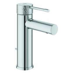 Grohe Essence Einhand-Waschtischbatterie, S-Size, Zugstangen-Ablaufgarnitur, crafted Ch... GROHE-24175PF1 4067393076278 (Abb. 1)