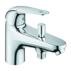 Grohe Euroeco Einhand-Wannenbatterie, Einlochmontage, 35mm Keramikkartusche, Eco-Overri... GROHE-24281001 4005176743351 (Abb. 1)