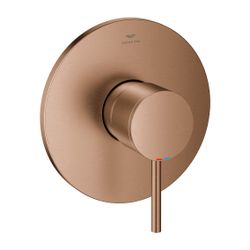 Grohe Atrio Einhand-Bidetbatterie, Warm Sunset gebürstet, Fertigmontageset für Rapido S... GROHE-24354DL0 4005176952135 (Abb. 1)