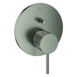 Grohe Atrio Einhand-Wannenbatterie, Fertigmontageset für Rapido SmartBox, Satin Steel, ... GROHE-24355MS0 4005176945694 (Abb. 1)