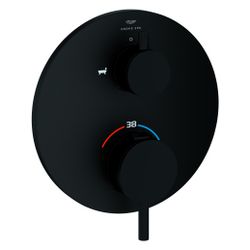 Grohe Atrio Thermostat-Wannenbatterie mit integrierter 2-Wege-Umstellung, FMS für Rapid... GROHE-24359KF0 4067393057239 (Abb. 1)