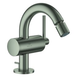 Grohe Atrio Einhand-Bidetbatterie, 1-Loch-Montage, mit Hebelgriffen, Zugstangen-Ablaufg... GROHE-24364MS0 4005176945762 (Abb. 1)