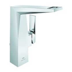 Grohe Allure Brilliant PC Einhand-Waschtischbatterie L-Size Chrom, Griff Rändelstruktur... GROHE-24400000 4005176794964 (Abb. 1)