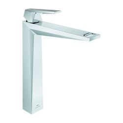 Grohe Allure Brilliant PC Einhand-Waschtischbatterie XL-Size Chrom, Griff Rändelstruktu... GROHE-24417000 4005176794872 (Abb. 1)