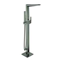 Grohe Allure Brilliant PC Wannenbatterie Hard Graphite gebürstet Bodenmontage Griff Van... GROHE-24424AL0 4005176795213 (Abb. 1)