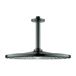 Grohe Rainshower Mono 310 Kopfbrauseset, Deckenauslass 142mm, 1 Strahlart, EcoJoy, max.... GROHE-26560A00 4005176557651 (Abb. 1)