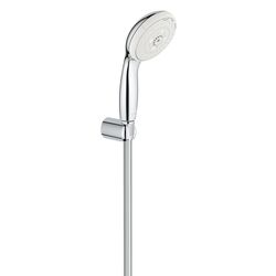 Grohe Tempesta 100 Wandhalterset, 3 Strahlarten, max. Durchfluss 9,5l/min, Chrom, 26639000... GROHE-26639000  (Abb. 1)