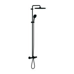 Grohe Tempesta Duschsystem 250 Cube Wannen-Thermostat Kopfbrause 250 Cube Mattschwarz... GROHE-266912431 4067393016021 (Abb. 1)