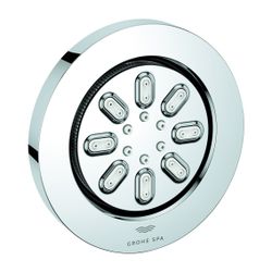 Grohe Aqua Seitenbrause Rainshower, 2 Strahlarten, 3,3l/min Chrom, inklusive Einbaukörp... GROHE-26801000 4005176722769 (Abb. 1)