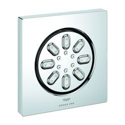Grohe Aqua Seitenbrause Rainshower, 2 Strahlarten, 3,3l/min Chrom, inklusive Einbaukörp... GROHE-26802000 4005176722776 (Abb. 1)