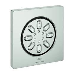 Grohe Aqua Seitenbrause Rainshower, 2 Strahlarten, 3,3l/min Supersteel, inklusive Einba... GROHE-26802DC0 4005176722899 (Abb. 1)