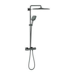 Grohe Rainshower SmartActive 310 Duschsystem, Hard Graphite, 450mm Duscharm, Kopfbrause... GROHE-26837A00 4005176743542 (Abb. 1)