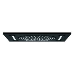 Grohe Rainshower Aqua 15" Deckenbrause, 3 Strahlarten, mit SpeedClean, Phantom Black, 2... GROHE-26888KF0 4067393057253 (Abb. 1)