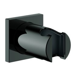 Grohe Rainshower Wandbrausehalter, nicht verstellbar, eckige Rosette, Hard Graphite, 27... GROHE-27075A00 4067393030515 (Abb. 1)