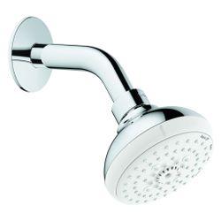 Grohe Tempesta 100 Kopfbrauseset, Brausearm, 4 Strahlarten, max. Durchfluss bei 3 bar 6... GROHE-27870001 4005176444210 (Abb. 1)