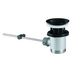 Grohe Ablaufgarnitur 1 1/4" für Waschtisch-/Bidet-Armaturen, mit Überlauf, Mattschwarz... GROHE-289102430 4067393031345 (Abb. 1)