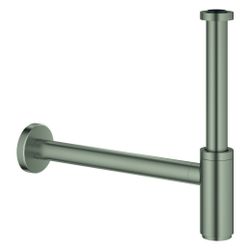 Grohe Geruchsverschluss für Waschtische 1 1/4", Messing, große Schubrosette, Satin Stee... GROHE-28912MS0 4005176946059 (Abb. 1)