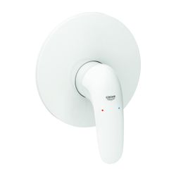 Grohe Einhand-Brausebatterie Eurostyle 29098_3, Fertigmontageset, Messing, Moon White/C... GROHE-29098LS3 4005176365232 (Abb. 1)