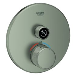 Grohe Grohtherm SmartControl Thermostat, rund, Fertigmontageset für Rapido SmartBox, 1 ... GROHE-29118MS0 4005176946400 (Abb. 1)