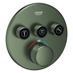 Grohe Grohtherm SmartControl Thermostat, rund, Fertigmontageset für Rapido SmartBox, 3 ... GROHE-29121MG0 4005176944284 (Abb. 1)