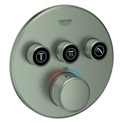 Grohe Grohtherm SmartControl Thermostat, rund, Fertigmontageset für Rapido SmartBox, 3 ... GROHE-29121MS0 4005176946424 (Abb. 1)
