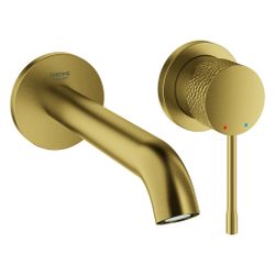 Grohe Essence 2-Loch-Waschtischbatterie, Wandmontage, Fertigmontageset, 183mm Ausladung... GROHE-29192GF1 4067393108054 (Abb. 1)