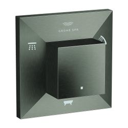 Grohe Allure Brilliant 5-Wege-Umstellung Hard Graphite gebürstet, Fertigmontageset für ... GROHE-29399AL0 4005176754203 (Abb. 1)