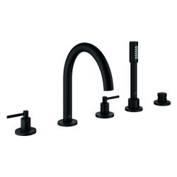 Grohe Atrio 5-Loch-Wannenkombination, Fertigmontageset mit Hebelgriffen, eigensicher, P... GROHE-29407KF0 4067393056638 (Abb. 1)