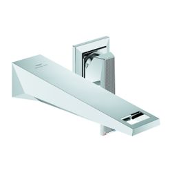 Grohe Allure Brilliant 2-Loch-Waschtisch-Wandbatterie PC Chrom, Griff Rändelstruktur, F... GROHE-29517000 4005176795060 (Abb. 1)