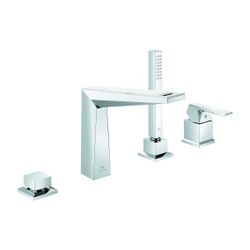 Grohe Allure Brilliant 4-Loch-Wannenkombination PC Chrom, Griff, White Attica Caesarsto... GROHE-29525000 4005176795107 (Abb. 1)