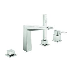 Grohe Allure Brilliant 4-Loch-Wannenkombination PC Supersteel, Griff, White Attica Caes... GROHE-29525DC0 4005176795114 (Abb. 1)