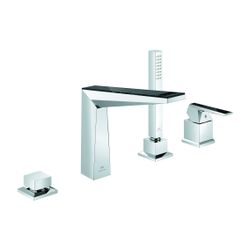 Grohe Allure Brilliant 4-Loch-Wannenkombination PC Chrom, Griff, Vanilla Noir Caesarsto... GROHE-29527000 4005176795138 (Abb. 1)
