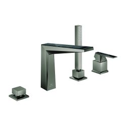 Grohe Allure Brilliant 4-Loch-Wannenkombination PC Hard Graphite gebürstet, Griff Vanil... GROHE-29527AL0 4005176795152 (Abb. 1)