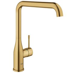Grohe Essence Einhand-Spültischbatterie, 1-Loch-Montage, Schwenkauslauf, Cool Sunrise g... GROHE-30269GN0 4005176428623 (Abb. 1)