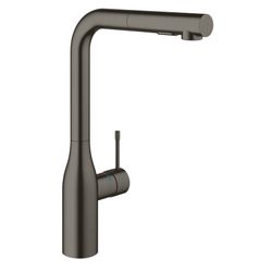 Grohe Essence Einhand-Spültischbatterie, 1-Loch-Montage, Schwenkauslauf, ausziehbare Du... GROHE-30270AL0 4005176427466 (Abb. 1)