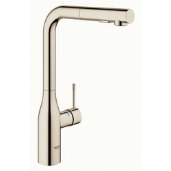 Grohe Essence Einhand-Spültischbatterie, 1-Loch-Montage, Schwenkauslauf, ausziehbare Dual Spülbrause... GROHE-30270BE0  (Abb. 1)