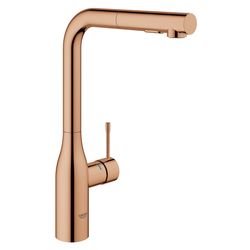 Grohe Essence Einhand-Spültischbatterie, 1-Loch-Montage, Schwenkauslauf, ausziehbare Du... GROHE-30270DA0 4005176427442 (Abb. 1)