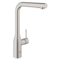 Grohe Essence Einhand-Spültischbatterie, 1-Loch-Montage, Schwenkauslauf, ausziehbare Du... GROHE-30270DC0 4005176314933 (Abb. 1)