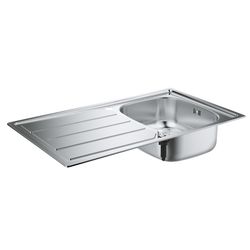 Grohe Edelstahlspüle K200 mit 1 Becken/Abtropffläche 860x500mm, Edelstahl, 31552SD0... GROHE-31552SD0  (Abb. 1)