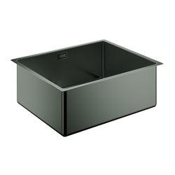 Grohe Unterbau-Edelstahlspüle K700, mit 1 Becken 540x440mm, Hard Graphite gebürstet, 31... GROHE-31574AL0 4005176563638 (Abb. 1)