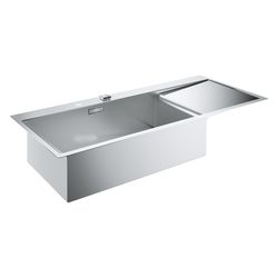 Grohe Edelstahlspüle K1000 mit 1 Becken und Abtropffläche, 1160x520mm, Einbau flächenbü... GROHE-31581SD0 4005176473388 (Abb. 1)