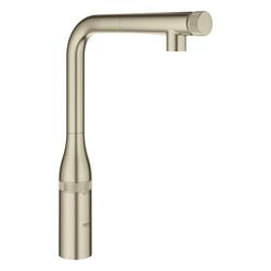 Grohe Essence Smart Control Spültisch-Batterie, L-Auslauf, ausziehbare Spülbrause, Nickel gebürstet,... GROHE-31615EN0  (Abb. 1)
