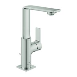 Grohe Allure Einhand-Waschtischbatterie L-Size Supersteel, schwenkbarer Auslauf, Zugsta... GROHE-32146DC1 4005176954290 (Abb. 1)
