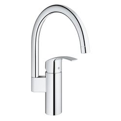 Grohe Eurosmart Einhand-Spültischbatterie, 1-Loch-Montage, hoher Auslauf, Chrom, 33202002... GROHE-33202002  (Abb. 1)